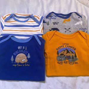 Koalababy 4-piece set of baby boy onesies